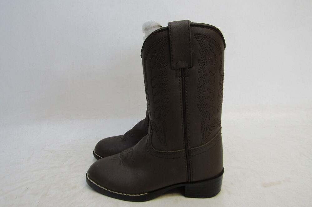 Durango Little Kids Youth Sz 11 D Brown Leather Cowboy Boots